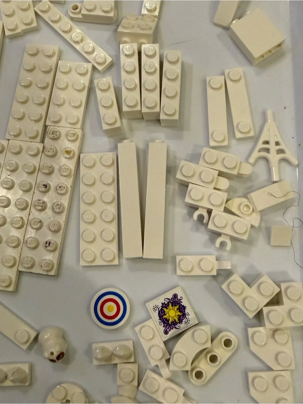 LEGO white Tonka boat pieces parts blocks elements lot